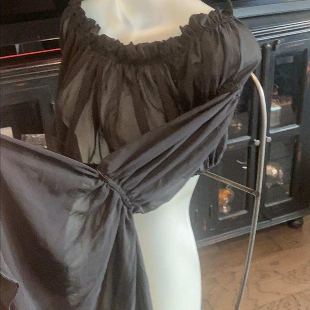 "RESERVED" Dance/ sheer black Top - Picture 5 of 6